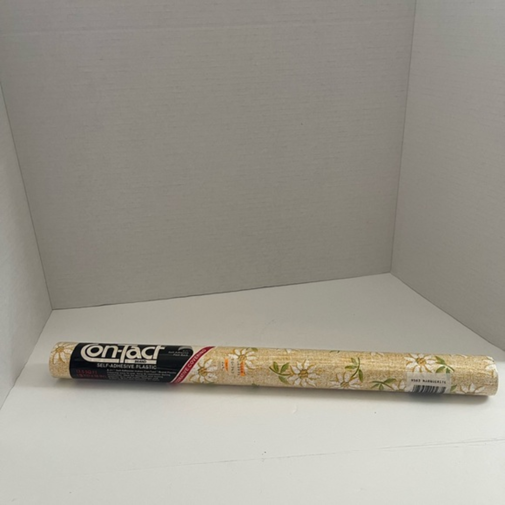 Vintage Contact‎ Paper, Self Adhesive, Daisy Flowers Rubbermaid 1985